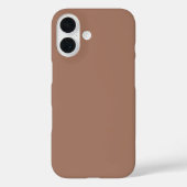 プレーンMocha Mousse茶色2025 Case-Mate iPhoneケース (裏面)