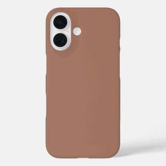 プレーンMocha Mousse茶色2025 Case-Mate iPhoneケース (裏面)