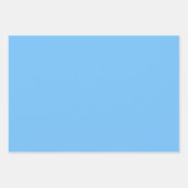 プレーンMoonstoneリトルマヤブルーシェード3トーン ラッピングペーパーシート (正面3)