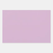 プレーンUbeラベンダーコビパープルシェード3トーン ラッピングペーパーシート (正面2)