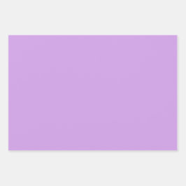 プレーンUbeラベンダーコビパープルシェード3トーン ラッピングペーパーシート
