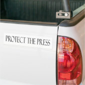 プレ保護ス、プロメディア、ジャーナリスト バンパーステッカー (On Truck)