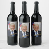 プレ祝スの時間。トランプ！ ワインラベル (ボトル)