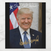 プレ祝スの時間。トランプ！ ワインラベル (シングルラベル)