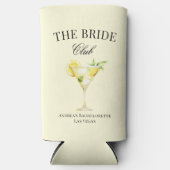 プレ花嫁のレモンカクテル ラグジュアリー ソーシャル クラブ スリム缶クーラー (正面)