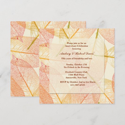 プレ葉ス招待状 招待状 (正面/裏面)