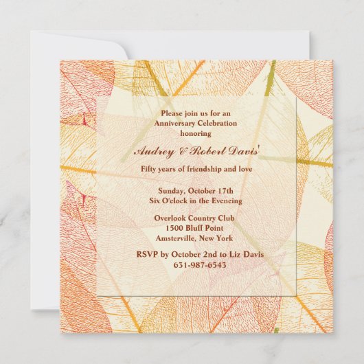 プレ葉ス招待状 招待状 (正面)