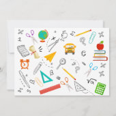 プレ・ク・フォトの卒業招待状 招待状 (裏面)