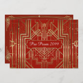 プレ·プロム·インビテーション、キンセアニェラ、ギャツビー2 招待状 (正面/裏面)