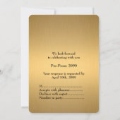 プレ·プロム、プレ·プロム、キンセアニェラ、スイート·セィフ、2 招待状 (裏面)