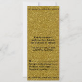 プレ·プロム·招待状·チケット、プレ·プロム、マスカレード 招待状 (裏面)