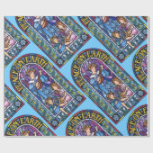 プレ·ラファエリート·ステンドグラス ラッピングペーパー (フラット)