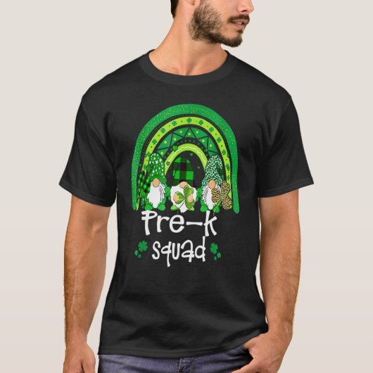 プレKスクワッドレインボー格言ハッピーSt patricks dayテ Tシャツ (正面)