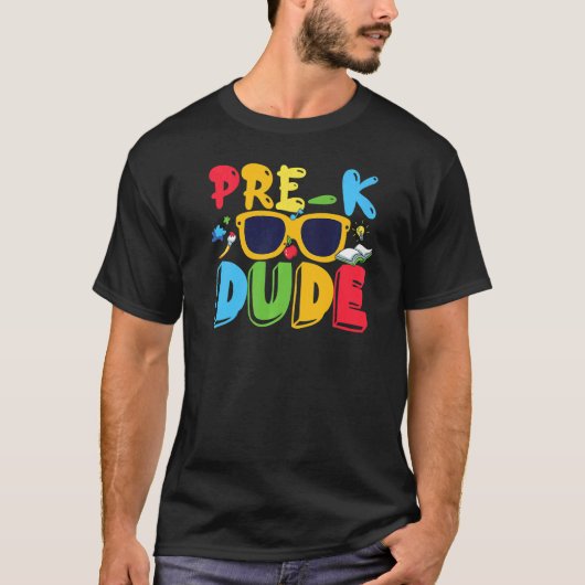 プレKドゥード新学期プリスクールの初日 Tシャツ (正面)