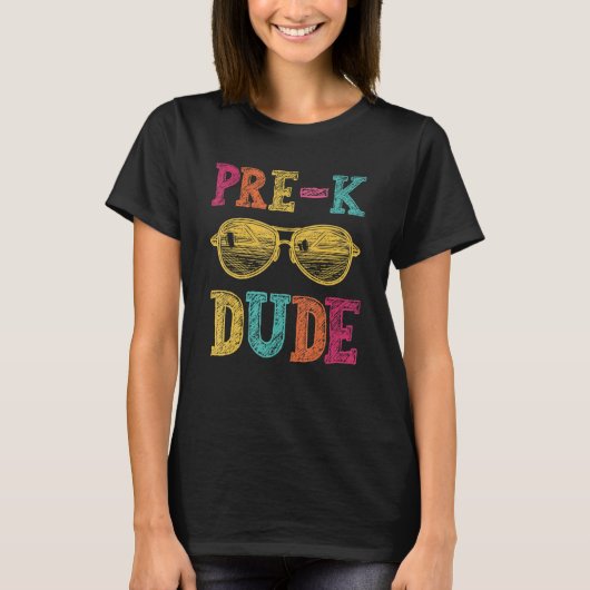 プレKドゥード新学期プリスクールの初日 Tシャツ (正面)