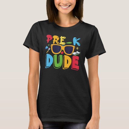 プレKドゥード新学期プリスクールの初日 Tシャツ (正面)