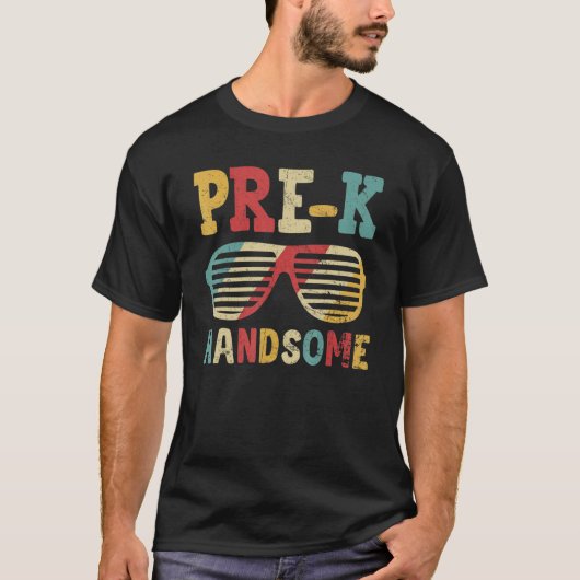 プレKハンサムサングラス新学期ボーイズ Tシャツ (正面)