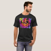 プレKビベス新学期学生先生レトロ Tシャツ (正面フル)