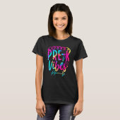 プレKビベス新学期絞り染め先生学生 Tシャツ (正面フル)