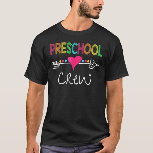 プレKプレショールクルー先生新学期 Tシャツ (正面)