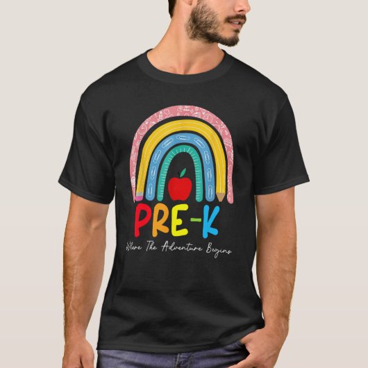 プレKレインボー先生チーム2年生スクワッドガール Tシャツ (正面)