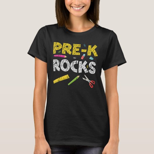 プレKロック新学期先生 Tシャツ (正面)