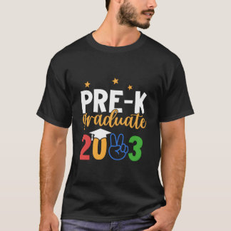 プレK卒園おめでとう プレK卒業 2023年度 最終日 Tシャツ