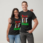 プレK小妖精や小人分隊クリスマス小妖精や小人キッズ先生グループ Tシャツ (ユニセックス)