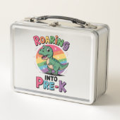 プレK新学期の初日 メタルランチボックス (正面)