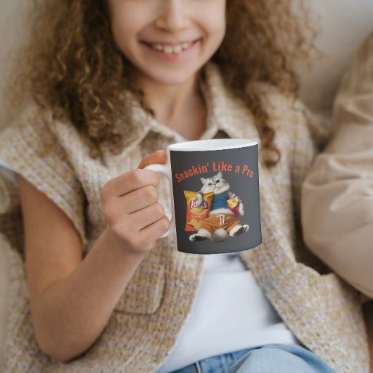 プロおもしろいのような猫のスナキン コーヒーマグカップ