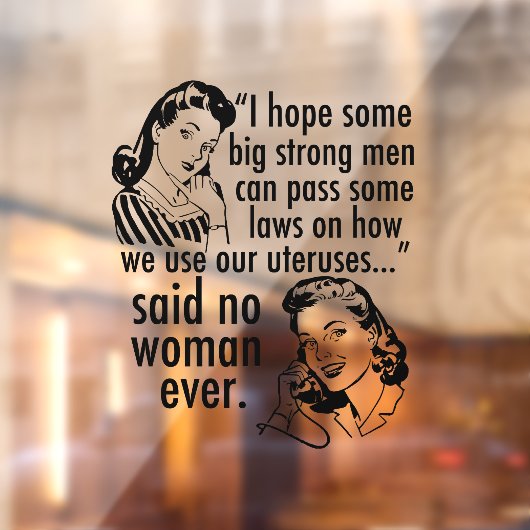 プロおもしろいチョイスのフェミニスト政治漫画 ウィンドウサイン (シート2)