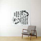 プロおもしろいチョイスのフェミニスト政治漫画 タペストリー (インサイチュ(横))