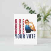 プロおもしろいチョイスレトロフェミニスト政治漫画 ポストカード (スタンド正面)