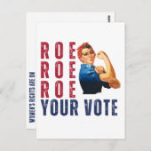 プロおもしろいチョイスレトロフェミニスト政治漫画 ポストカード (正面/裏面)