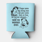 プロおもしろいチョイスレトロフェミニスト政治漫画 缶クーラー (正面)