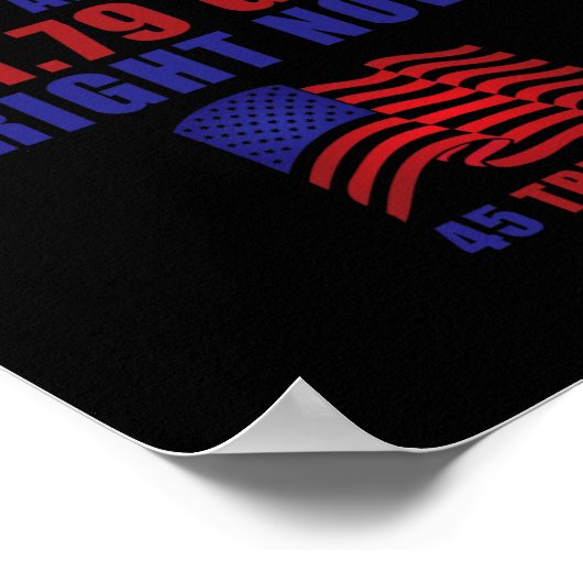 プロおもしろいトランプのサポーターIdは平均ツイートガスを愛する ポスター (角)