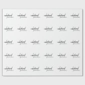 プロとして無頓着に» ラッピングペーパー (フラット)