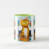 プロとコーヒーを飲め! ツートーンマグカップ (中央)