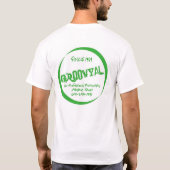 プロに戻らない写真 Tシャツ (裏面)