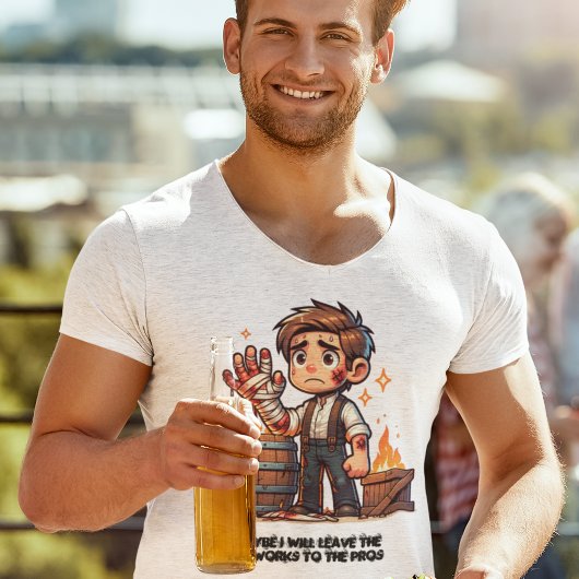 プロに離れ花火を打ち上げるかもしれない Tシャツ