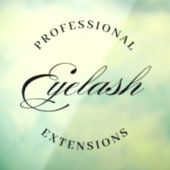 プロのまつげエクステ　ミニマル　モダン ウィンドウサイン (シート3)