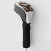 プロのような可愛いナマケモノ ゴルフヘッドカバー (アングル)