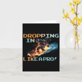 プロのような落ち込み カード (黄色い花)