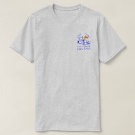 プロのように怠ける (青) Tシャツ
