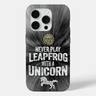 プロのアドバイス：ユニコーンと蛙跳びをしてはならない iPhone 15 PROケース