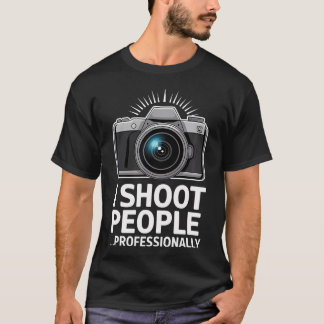 プロのカメラマン Tシャツ