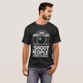 プロのカメラマン Tシャツ (正面フル)