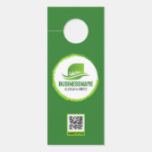 プロのガーデニング・ランドスケープ・芝刈り・草刈り ドアノブサイン (正面)