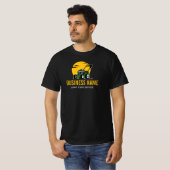 プロのグリーン刈込サービス イエローサン Tシャツ (正面フル)