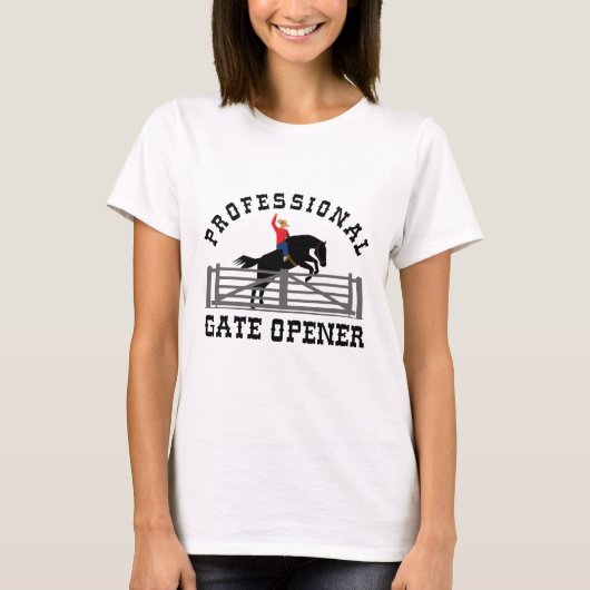 プロのゲートオープナー Tシャツ (正面)